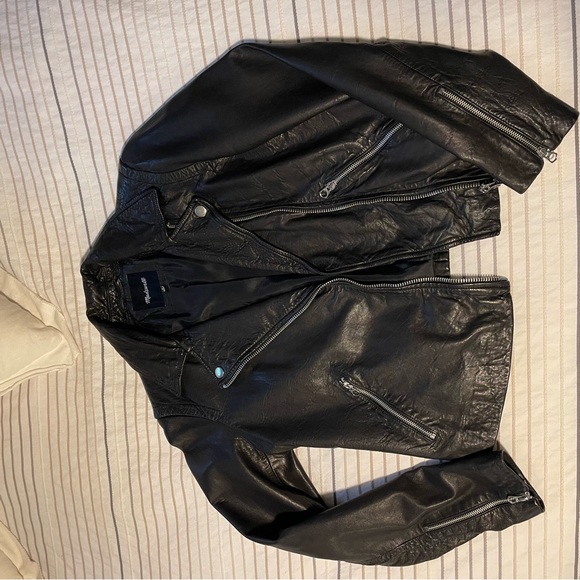MADEWELL Washed Leather Jacket - Picture 6 of 16